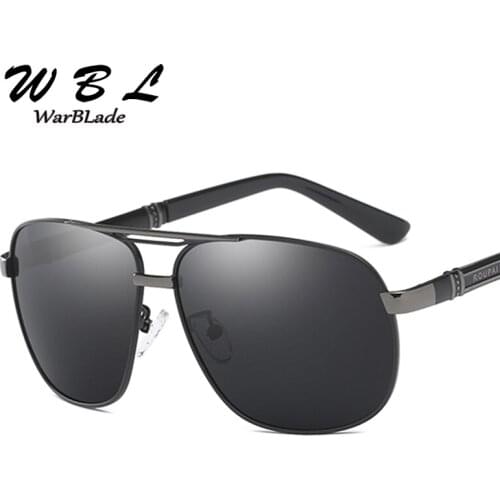 WarBLade 2019 New Aluminum Magnesium Brand Polarized Sunglasses Men Design Fishing Driving Sun Glasses Eyewear High Quality