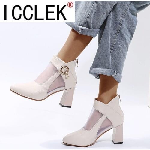 2021 Women High Heels Pointed Pumps Sandals Sexy High Heels Female Summer Shoes Breathable Female Pumps Mujer Size 43