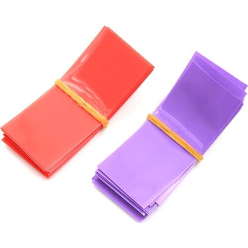 20PCS Li-ion 18650 Battery Wrap PVC Heat Shrink Tubing Precut For Battery Film Tape Battery Cover Shrinking Tube