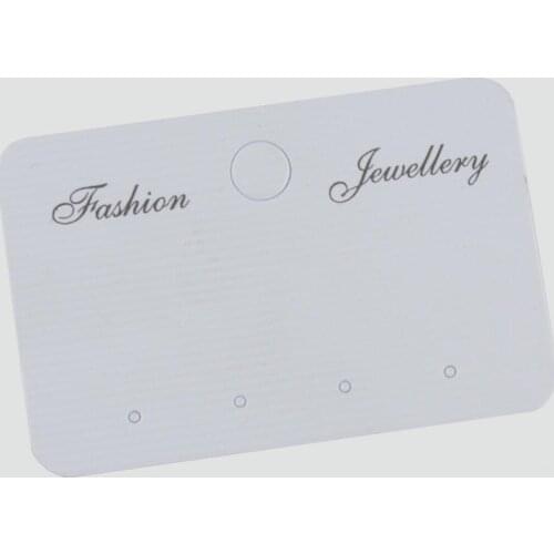 4 hole Earring Card