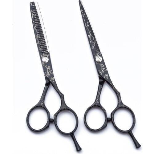 6.0 inch Pet Grooming Scissor Cutting Thinning Scissor Dog Cat Hair Cutting Hairdressing Style Professional Multi Color Style
