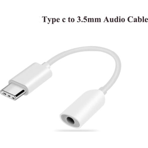 Original For Xiaomi Earphone Adapter Type C To 3.5mm Cable Music Headphone Converter USB C Adapter for Oneplus Huawei Samsung