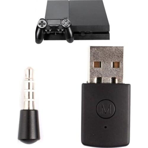For Any Bluetooth 4.0 Headsets Receiver Headphone10M Dongle USB Adapter for PS4 Playstation 4 Controller Console Latest Version