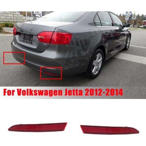 Car Rear Bumper Reflector Lamp for Volkswagen VW Jetta 2012-2014 Driver Passenger Right Side Rear Bumper Reflector Light
