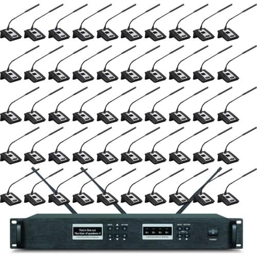 Wireless hand in hand conference microphone professional gooseneck desktop desktop system multimedia smart condenser microphone