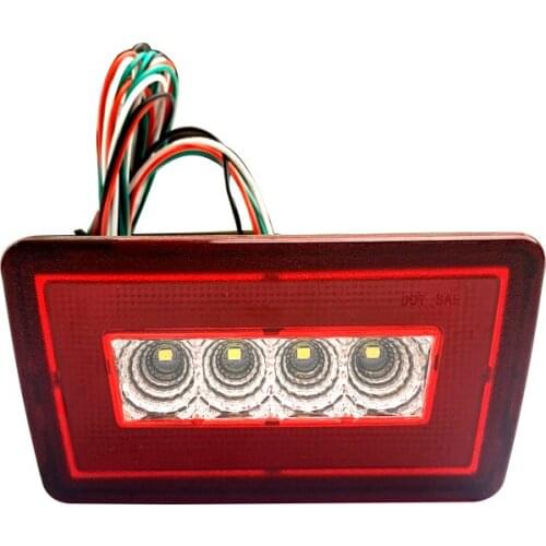 For Subaru Impreza GP WRX/STi 11-18 XV Crosstre 13-18 LED Rear Fog Light Tail Lamp Brake Lamp Backup Reverse Light 3-In-1