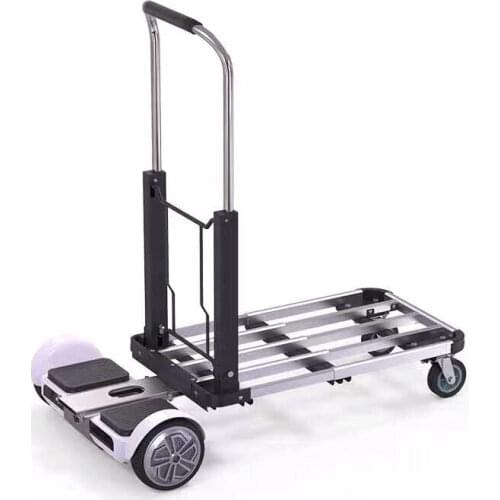 Electric trolley small portable cargo folding trolley