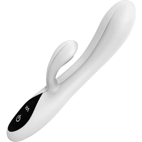 10frequency intelligent heated USB charge silicone G-spot rabbit vibrator Vagina Clitoral Anal Vibrating Dildo Sex Toy 10pcs 001