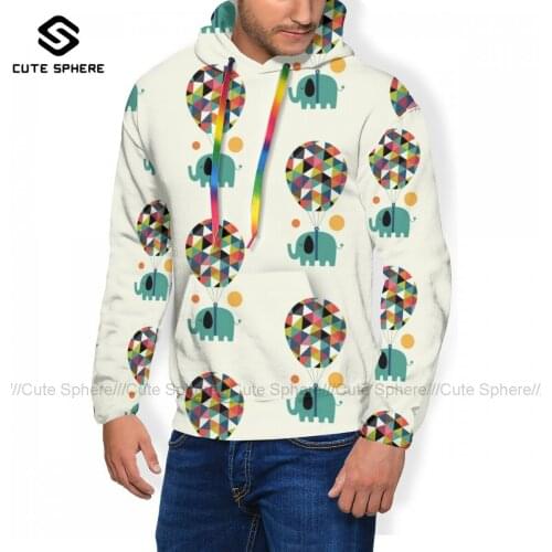 Balloon Hoodies Warm Polyester Hoodie Streetwear Casual Long Sleeve Pullover Hoodie Men Oversized