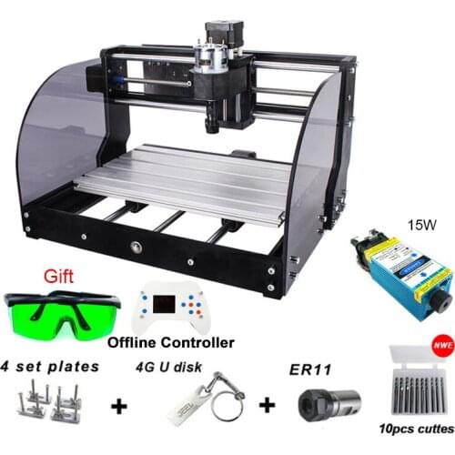 Laser Engraver Machine 15w Wood Router & Engraving & Cutting Machine with Offline Controller Milling Machine Home Diyi