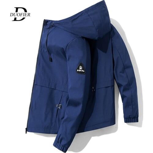 Jacket Mens Autumn Fshion Harajuku Windbreaker Jacket 2020 New Korean Hip Hop Streetwear Coat Men Hooded Casual Bomber Outwear