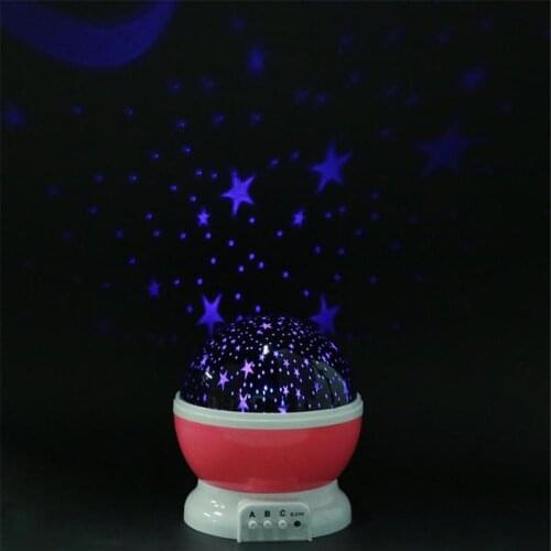 Star projector moon Lamp starry Night Light LED star light lampara luna USB Bedroom Party desk LEDS light for child colorful