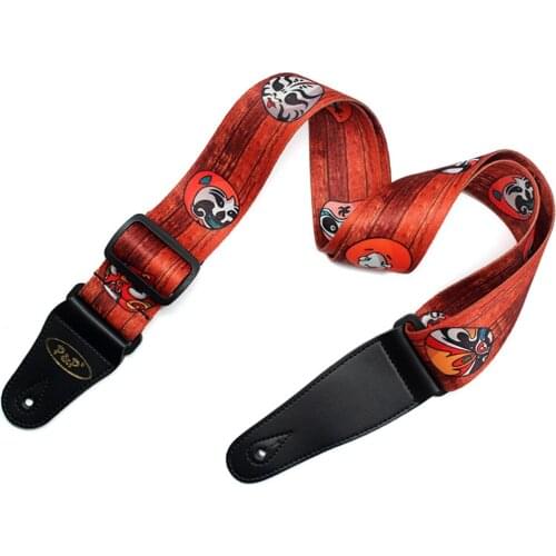 Opera Mask Pattern Guitar Strap Electric Guitar Acoustic Guitar Folk Guitar Bass Strap
