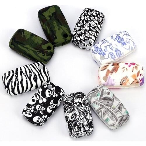 Silicone Car Key Case Cover 3-button Car Remote Control Key Case ForLaVida/Bora/Jetta/Langxing/Santana/Tiguan/Tuyue/Polo/Sagitar