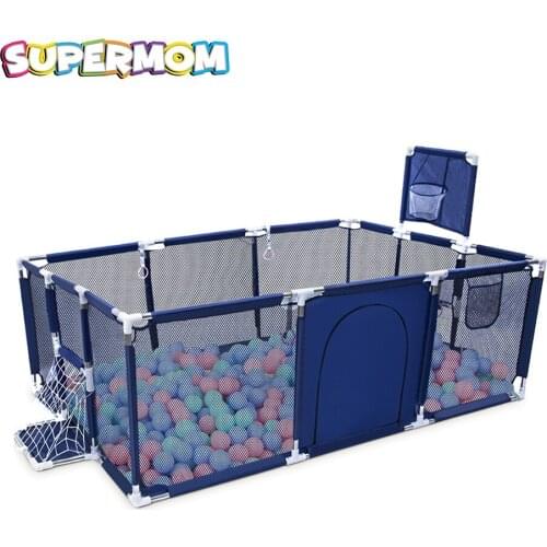 Flodable Baby Playpen For Children Pool Balls Children Playpen Kids Safety Barrier For 0-6 Years Old Newborn Fence Balls Pool