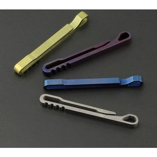 Super Light Titanium Alloy Key Ring Outdoor Small Tool Fast Hooks Multi Buckle EDC