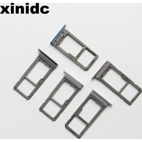 Xinidc 200pcs Single Sim card Holder For Samsung Galaxy S8 G950 S8 Plus G955 Sim Card Tray Holder Replacement Parts Free DHL EMS