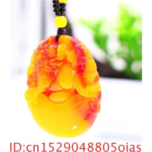 Green Jade Dragon Pendant Necklace Jadeite Chinese Charm Amulet for Carved Women Natural Gifts Jewelry Fashion Men