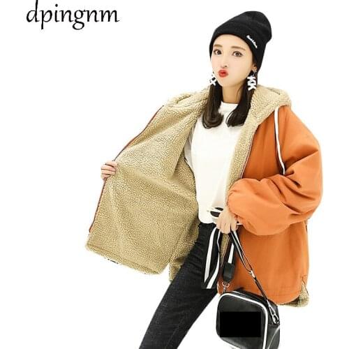 Winter Coats & Jackets Women Parkas Hooded Thick Cotton Warm Coat Plus Size Female Fleece Liner Outwear Wadded Jacket DWT2539