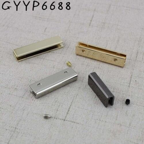 10pcs 5colors 20mm 25mm 34mm 38mm bag decoration clips in screws Fashion straps finished clasp fashion belt clasp wholesale