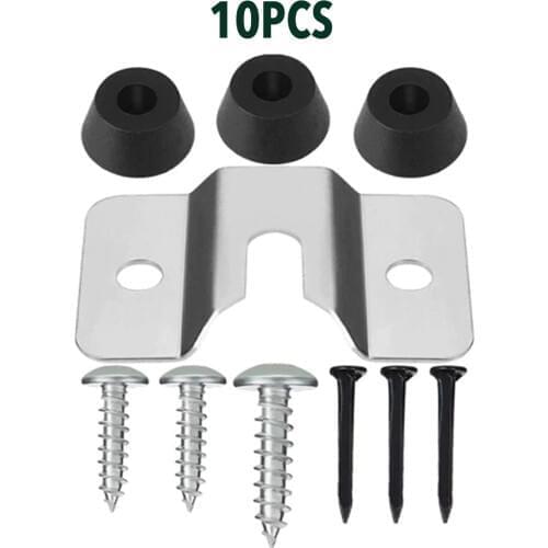 10PCS Dartboard Mounting Bracket Kit Wall Hanging Portable Dart Board Set With 3 Pads For Cabinet Wall Bracket Hardware Kit