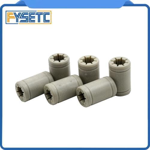 10pcs Plastic LM8UU 8 mm Linear Anet Bearing Same As RJ4JP-01-08 Ball Bearing For Anet A8 Prusa I3 3d Printer
