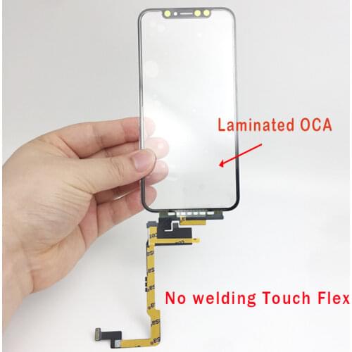 Pass All ios) 10pcs No Welding LCD Touch Screen Panel For iPhone X XS Xsmax Digitizer Front Glass Lens Repairing Replacement