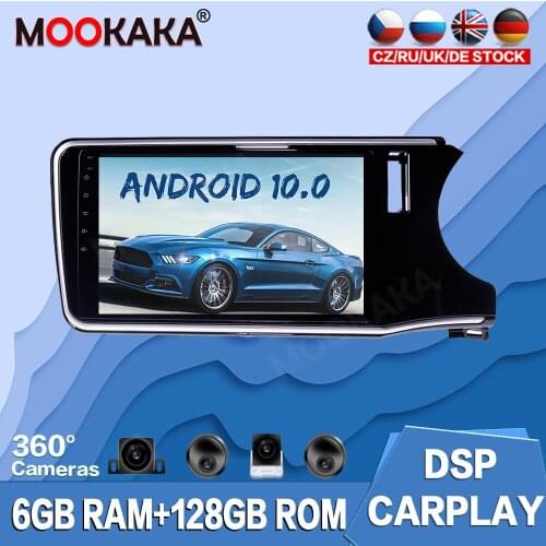 128GB Android 10.0 Car GPS Navigation Radio For Honda City Grace 2014-2017 Auto Multimedia Player Stereo Tape Recorder Head Unit