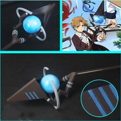 2021 Anime Mushoku Tensei: Jobless Reincarnation Rudeus Greyrat Cosplay Prop PVC Wands Canes Replica Weapons for Halloween Party