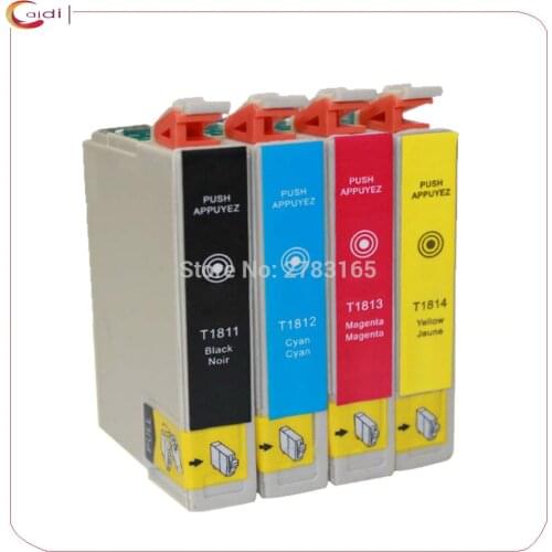 4pack Compatible ink cartridge for Epson XP-402 XP-405WH XP-405 XP-215 XP-312 XP-415 XP-402 XP-412 XP-315 XP-312 XP-212 T18XL