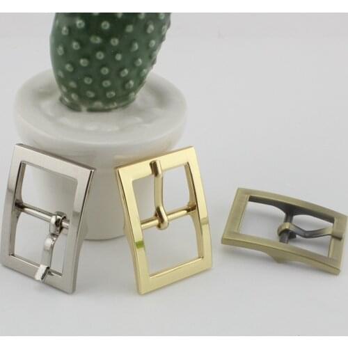 50pcs 4 colors 2cm (3/4") silver color tabular adjusted alloy long pin belt flat buckles
