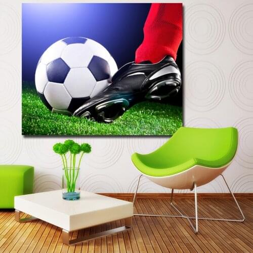 5D DIY Diamond Painting Football Legs Athletic shoe Full Embroidery painting Cross Stitch Mosaic art sport wall painting Needlew