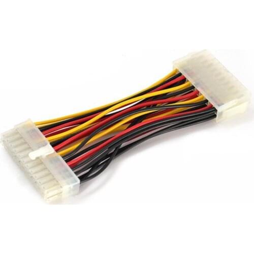 6 Inch 24-Pin Male to 20-Pin Female ATX Power Supply Adapter Converter Cable