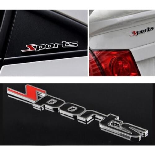 Car Accessory Sports Word Letter 3d Car Sticker Decal Auto Decor Stickers For Haima 3 7 M3 S5 Jac J2 J3 J4 J5 J7 S1 S3 S5