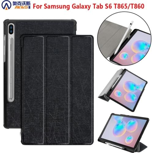 Tablet Case for Samsung Galaxy Tab S6 10.5 2019 SM-T860/T865 Smart Cover for Samsung galaxy tab S5e 2019 T720 with Pencil holder