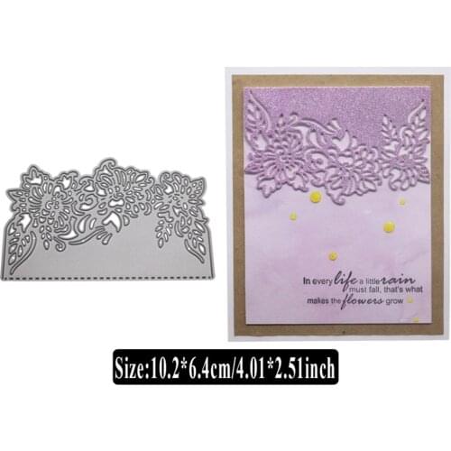 Flower Die Cuts for Card Making,URYKE Metal Cutting Dies Stencil Pattern Template for DIY Embossing Scrapbooking New 2019