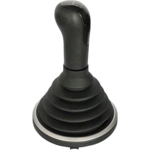 For Ford FIESTA MK6 2002 - 2008 CONNECT FUSION MT 5 6 speed Black Silver Car Shift Gear Knob Handle Shift Knob Head Car Styling