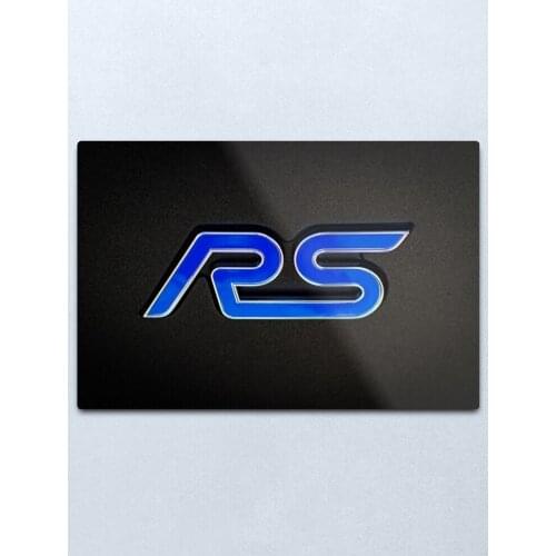 Ford Focus RS Emblem Metal Print Tin Sign Man Cave Bar Pub Club Wall Decor 20x30cm