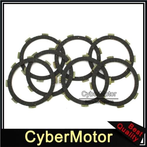 7pcs/Pack Engine Clutch Friction Plate For CG CB 200cc 250cc ATV Quad Dirt Motor Bike Motorcycle