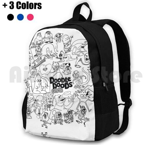 Doodle Doods-Chris Collage Outdoor Hiking Backpack Riding Climbing Sports Bag Chris Oneyng Oney Doodle Doods Doodle Game Grumps