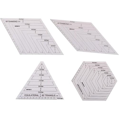 Patchwork Ruler High Grade Transparent Acrylic Rulers Quilting Rule Yardstick Cloth Cutting Rulers DIY Sewing Tools