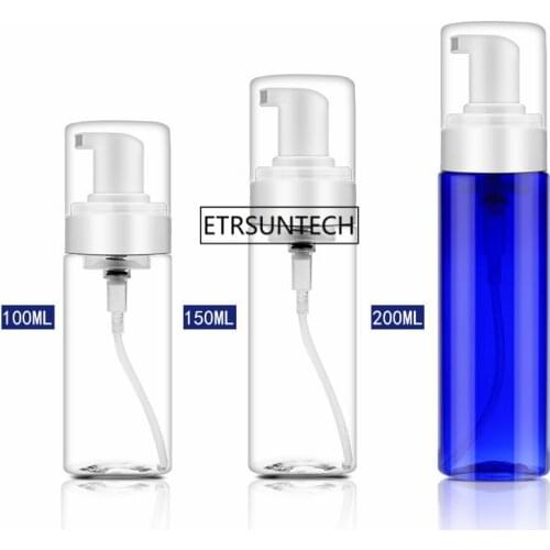 100ml/150ml/200ml Foam bottle Foaming Refillable bottles Foaming Pump Soap Mouss Liquid Dispenser Pump Container Cap F2126