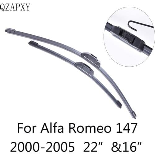 Front Wiper Blades for Alfa Romeo 147 from 2000 2001 2002 2003 2004 2005 Car Accessories Windscreen Wipers Car-styling