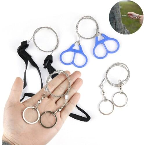 2021 New Hand Chain Saw Safety Survival Fretsaw ChainSaw Emergency Outdoor Steel Wire Saw Pocket Gear Camping Hunting Kits