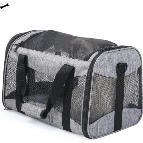 Pet Carrier Bag Portable Cat Carrier Bag Top Opening Removable Mat Mesh Foldable Cat Carrier Transport Bag For Dogs And Cats