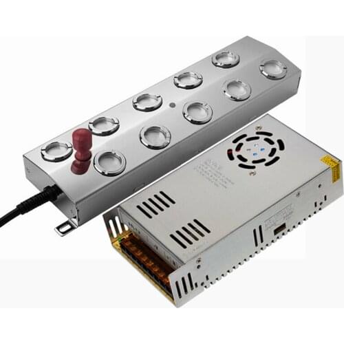 Ultrasonic Mist Maker Fogger 10 Head Humidifier 5000ML/H Atomizer + power adapter