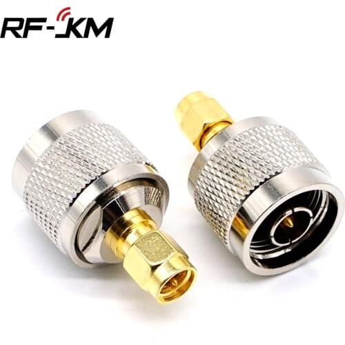 High Quality Copper RF Coaxial Coax N male to SMA male Connector SMA to N Plug Adapter