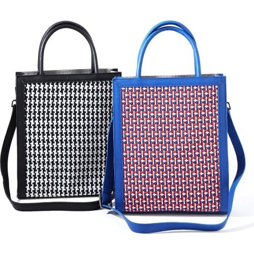 Vendange Womens Bag Fashion Simple Lady Totes Genuine Leather Handmade Shoulder Bag 2658