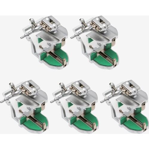 1-5Pcs Dental Lab Adjustable Articulator Magnetic Teeth Articulators Full Mouth F4 Aluminum Alloy Construction