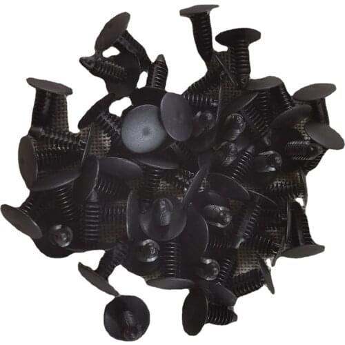 50pcs BLACK NYLON CHRISTMAS TREE CLIPS 1595864,1605396,6030441,388577S FASTENERS A16